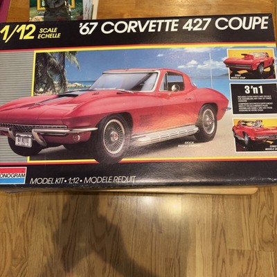 MONOGRAM 1967 CORVETTE 427 COUPE - Kit #2801 1/12 Scale | eBay