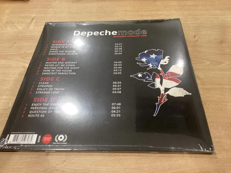 Depeche Mode - Dodgers Stadium 1990 Limited Edition Colour Vinyl - Image 3 of 4