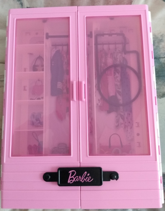Barbie Portable Closet.  2018. It is 10" X 13" & 3" Deep Helps organize fashions