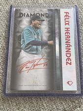 2023 Topps Diamond Icons Felix Hernandez Autographed Baseball Card 1/15