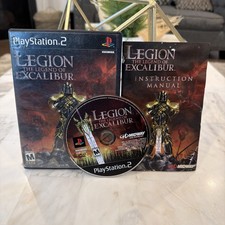 Legion Legend of Excalibur PS2 2002 Complete CIB Reg Card Tested