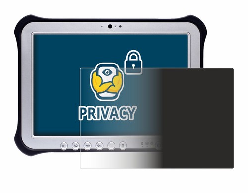 Protection écran confidentialité pour Panasonic Toughpad FZ-G1 film anti espion bouclier - Photo 2/8