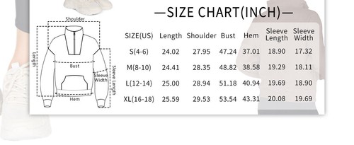 Y2K Oversized Hoodies �C Quarter & Half Zip Sweatshirts for Spring Fall - Picture 21 of 33