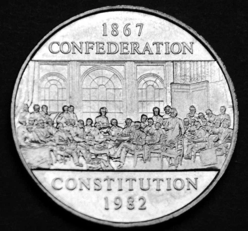 1867-1982 $1 specimen  Voyager coin UNC celebrating the ann. of the constitution