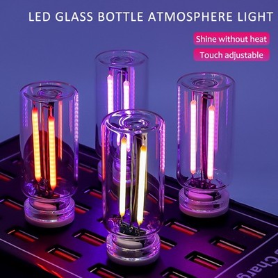 NEW USB Car LED Lighting Retro Auto Mood Lamps Night Lamps USB Touch Night Light