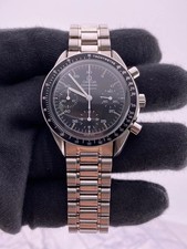 #43 Omega Speedmaster Reduced 39mm SS Black Dial Men's Watch 3510.50 $1 START🔥