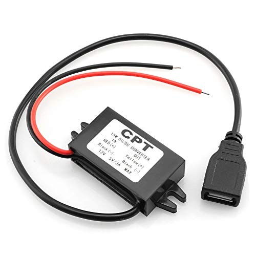 Konwerter DC DGZZI Buck Moduł 12V na USB 5V 3A DC-DC Konwerter Step Down - Zdjęcie 2 z 5