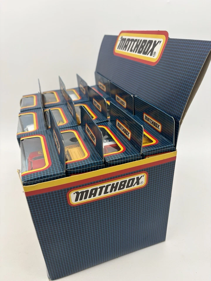 Lote de trabajo Matchbox fabricante en caja como nuevo 36 coches superrápidos hechos en Macao 1987 Foto 4 de 4