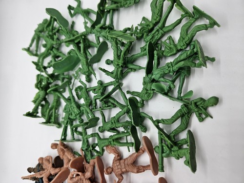 Juguete de plástico vintage soldados del ejército - Imagen 4 de 5