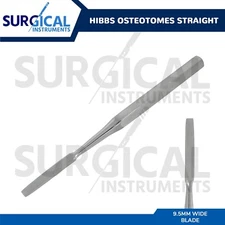 HIBBS Osteotome Surgical Orthopedic Instrument 9" 3/8" Straight German Grade