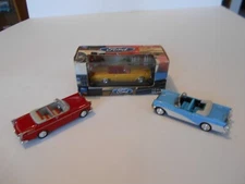 Lot of 3 New Ray 1:43 Scale Classic Car Set - Ford, Chrysler, Buick, New & Used