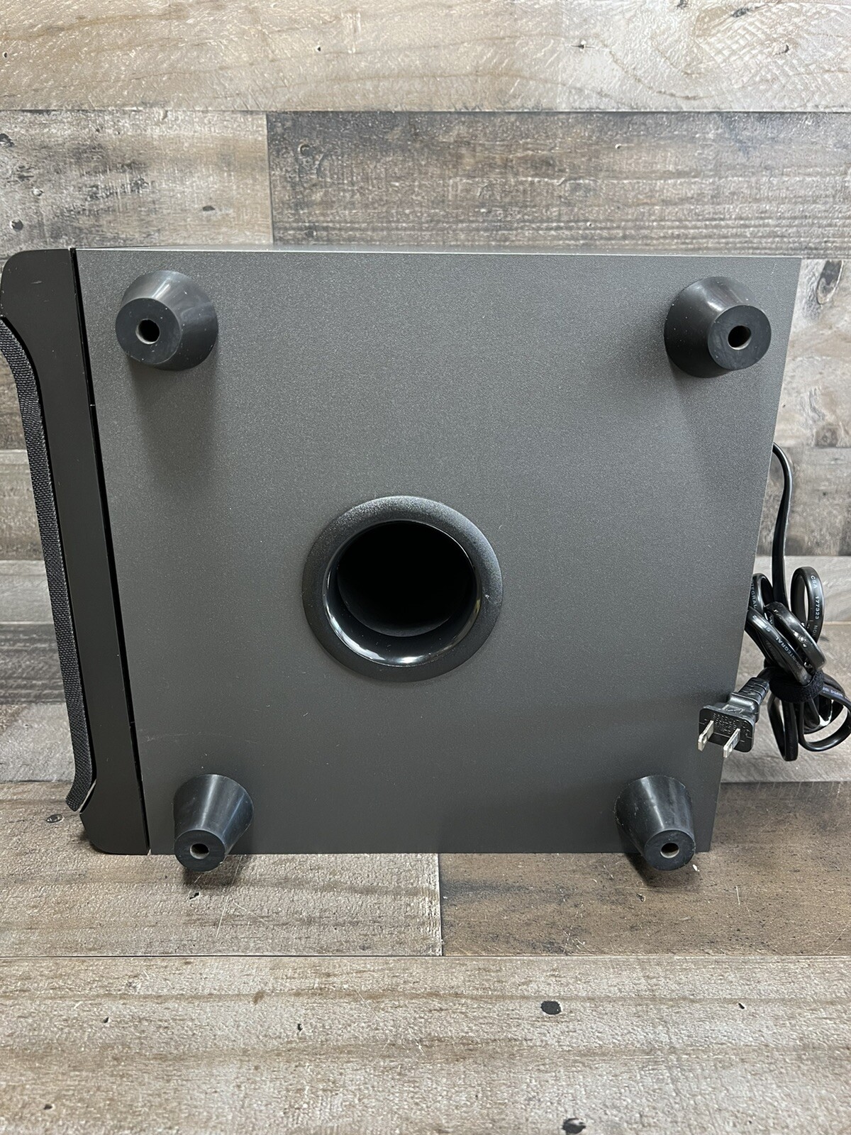 Accurian ASW5060 125Watt Powered 8" Front Firing Powered Subwoofer eBay