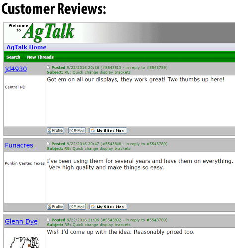 Schnellwechsel Halterung Kit für John Deere 2600 oder 2630 Display GPS Monitor [Q1] - Bild 8 von 10