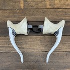 Vintage Dia Compe Aero Compe Brake Levers White 1980s Road Drop Bar AGC A3