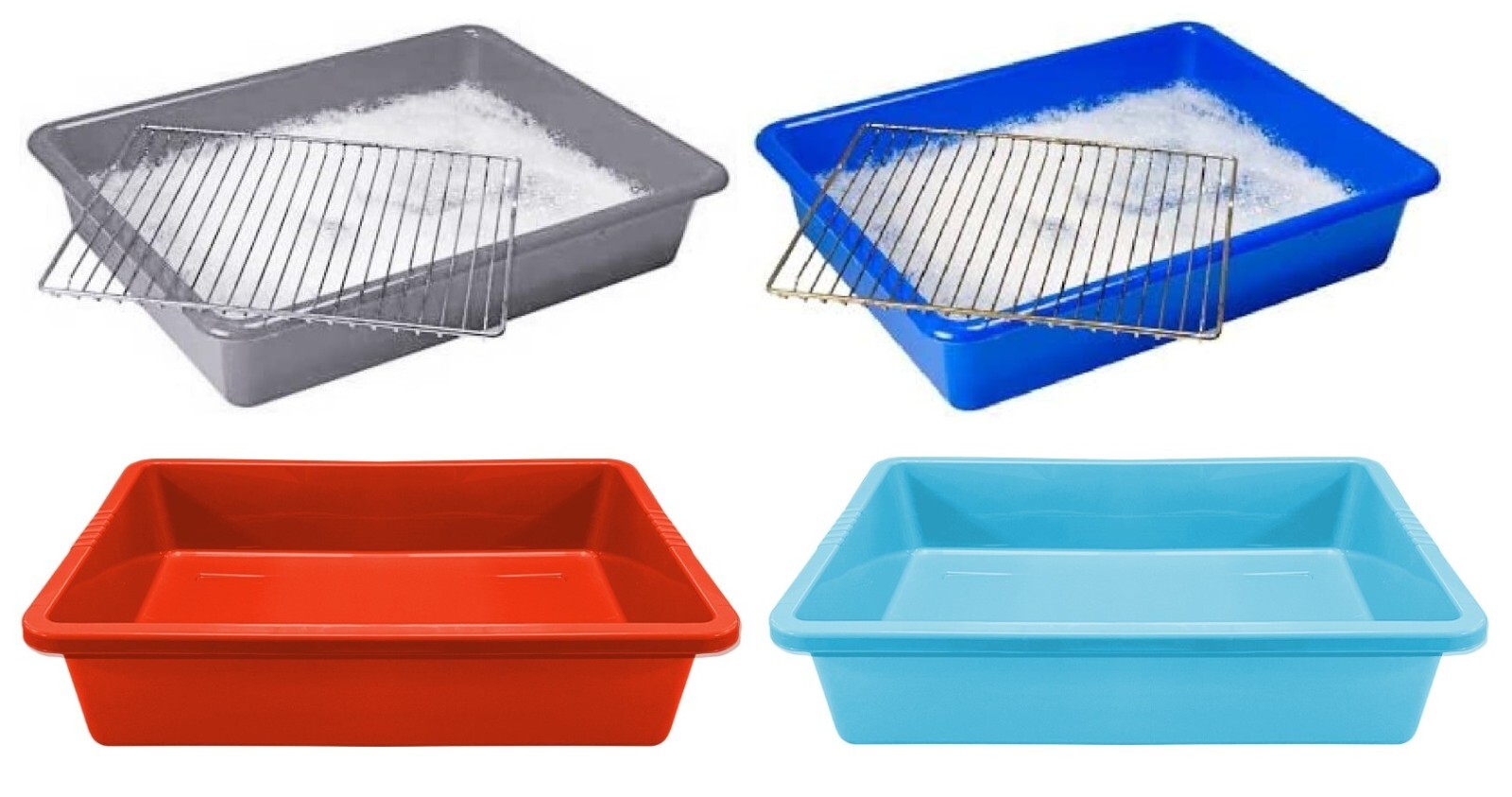 55x40cm Large Oven Grill & Rack Soaking Tidy Cleaning Tray Kitchen