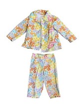 SIZE 3t/4t GYMBOREE BUTTERFLY BLOSSOMS TOP CAPRIS OUTFIT SPRING SUMMER