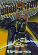 Al Harrington autographed Basketball Card (Indiana Pacers) 2004 Topps Finest #4