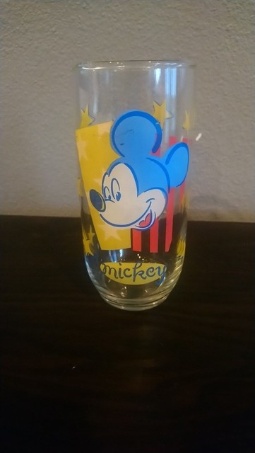 mickey mouse drinking glasses