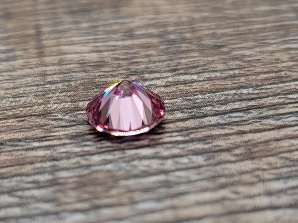 Ct Pink Diamond Natural Round Cut VVS1 D Grade Gemstone +1 free