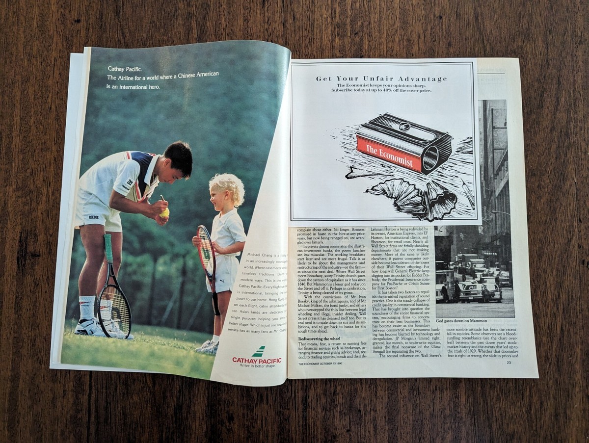The Economist Magazine - 13th - 19th October 1990. George Bush Sr