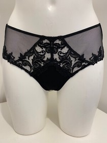 Lise Charmel Black Sheer briefs 10 FR 1 Serti Guipure Eclat Soir pants Shorts