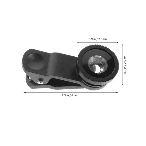 Fisheye Lens Clip On Cell Phone Lens Kit Wide Angle Macro Fisheye Lens - 第 3/12 張圖片