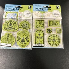 Inkadinkado Cling Stamps Folk Winter Religious Icons