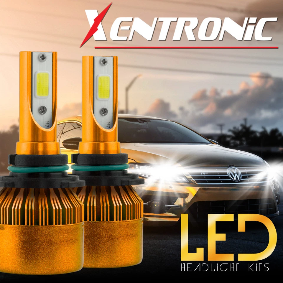 Kit conversión faros LED HID XENTRONIC 9006 6000K para BMW 735iL 1988-1992 Foto 2 de 4