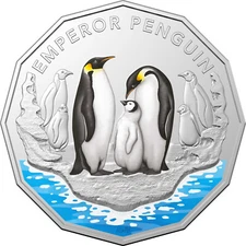 2023 50c EMPEROR PENGUIN Choice UNC in 2x2 Holder LIMITED ISSUE , RARE
