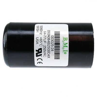 Leeson 003025.24 Electric Motor Start Capacitor, 64-77 µF, 250VAC 