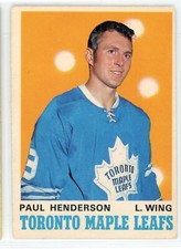 1970-71 O-Pee-Chee PAUL HENDERSON Card #217 VG-EX Canada Cup Hero