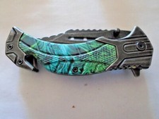 RAZOR TACTICAL Spring Assisted Open Pocket Knife Multi Colors Camo