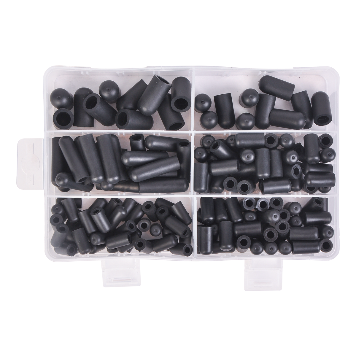 Vacuum Hose Cover 41-Piece Rubber Vacuum Plug & Cap Assortment For Carburetor, Manifold, Hose Lines Rubber Vacuum Line Caps - Foto 5