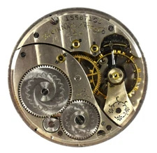 Vintage Elgin Grade 357 14s 15J OF Pocket Watch Movement lot.ws