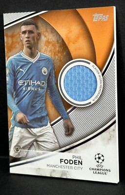 2023-24 Topps UEFA Club Competitions Phil Foden Player-Worn Patch