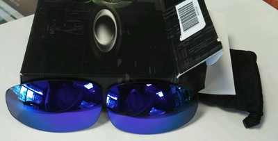 AUTHENTIC OAKLEY JULIET PRIZM VIOLET IRIDIUM CUSTOM CUT OEM REPLACEMENT LENSES