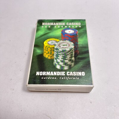 Normandie Casino And Showroom Playing Cards Deck Gardena CA Brand New