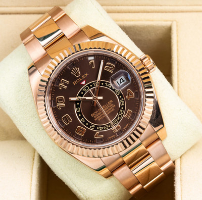 ROSE GOLD ROLEX SKY-DWELLER 326935 42MM 