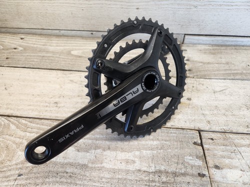 Praxis Alba Crankset & BB 48/32t 175mm 10/11/12/Speed M30 Spindle Black 2X Alloy