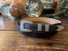 Douglas Magnus James Reid Style Sterling Silver Belt Buckle 48-49-1.25  /.75  