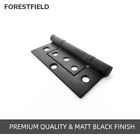 <!--F#f_0-->10 x Non Mortise Hirline Flush Door Hinge Bearings Fixed Pin Black 100x70x2.5mm<!--F/-->