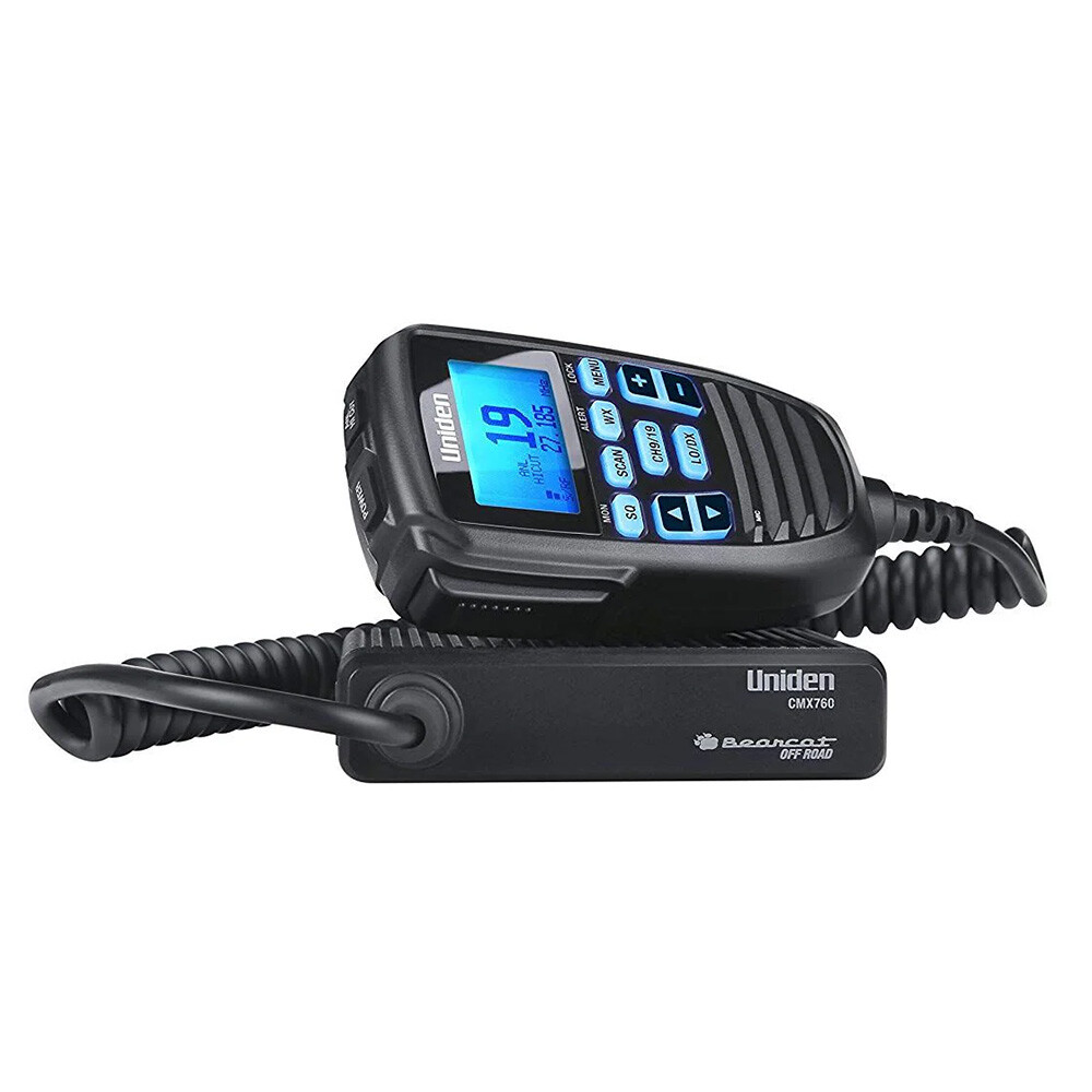 ​Uniden CMX760 Off-Road CB Radio Ultra-Compact 40 Channels NOAA Weather Alerts