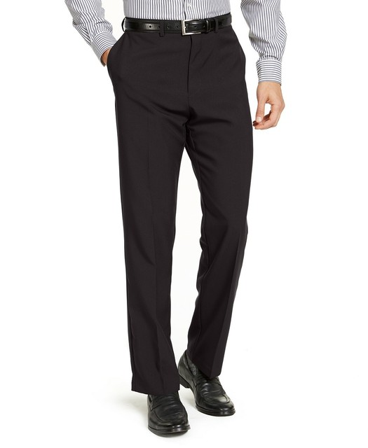 DOCKERS Men's Classicfit Noniron Solid Dress Pants 42 X 29 Black for