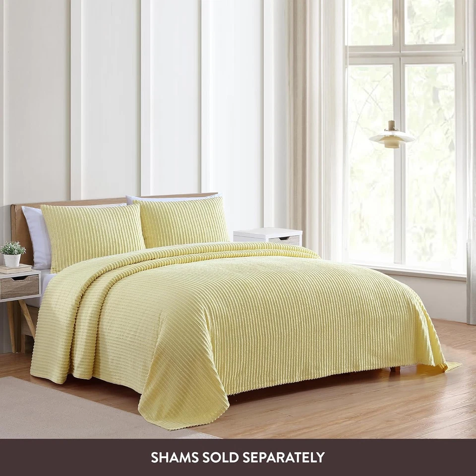 Покрывало Channel Chenille, королевское, желтое - Изображение 3 из 4