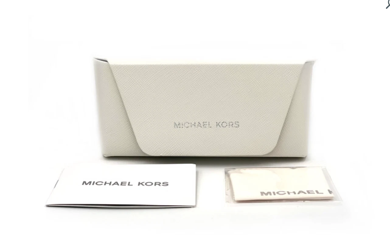 Michael Kors White Textured Case for eyewear Michael Kors Eyeglass Cases & Storage for sale - eBay main image 2
