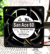 SANYO 9GV0624P1G03 6038 24V 1.4A 6CM Chassis Cooling Fan High Power