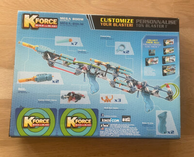 K'NEX KNEX K-FORCE MEGA BOOM BLASTER GUN BUILDING SET -- BRAND NEW