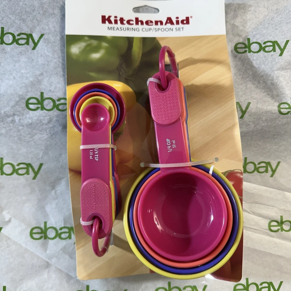 NEW KITCHEN AID MEASURING CUP/SPOON SET MULTICOLOR - Image 2 of 4