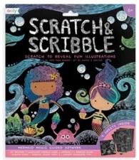 Ooly - Mermaid Magic Scratch & Scribble Art Sheets Kit