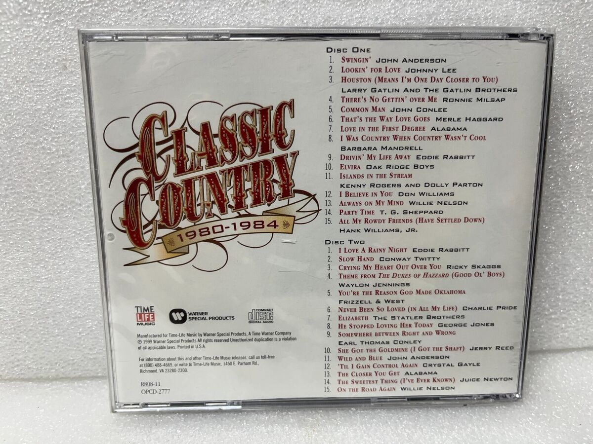 VARIOUS ARTISTS - CLASSIC COUNTRY 1980-1984 TIME LIFE 2CD